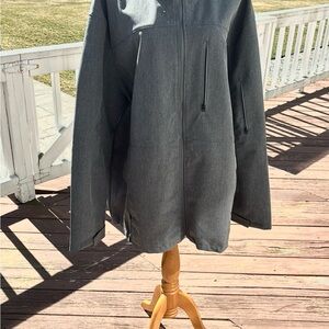 Gray Zip-Up Men’s Jacket